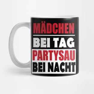 Party Frauenpower Betrunken Saufen Nacht Mug